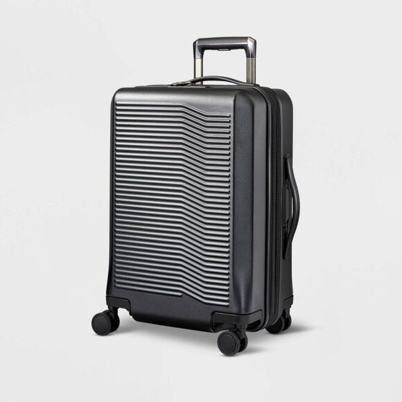 Open Box - Open Story - 21.5" Hardside Carry On Suitcase 4-Whee Matte Black - Picture 1 of 5